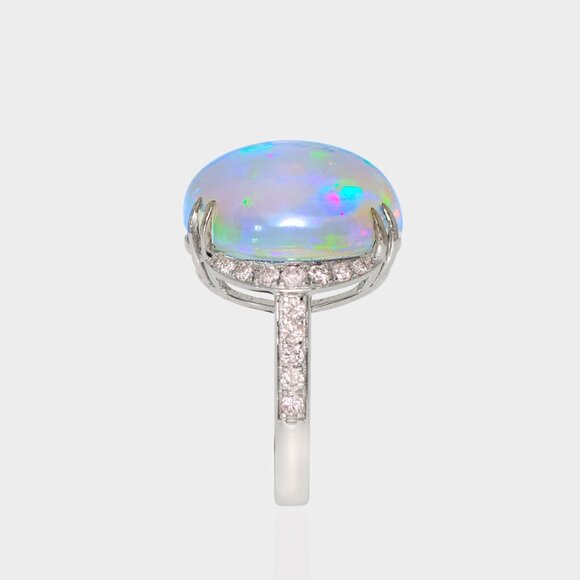 White Opal Ring - Picture 6 of 6